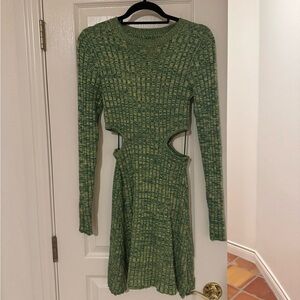 AFRM Green Sweater Dress Size Small